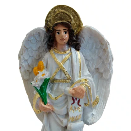 Imagem de São Gabriel Arcanjo Resina Nacional - 7 cm