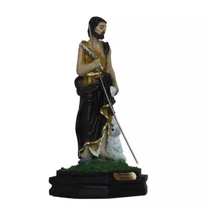 Imagem de São João Batista de Resina Nacional - 12 cm