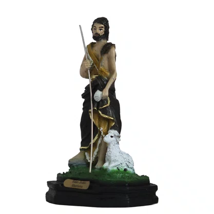 Imagem de São João Batista de Resina Nacional - 12 cm