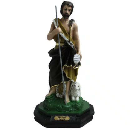 Imagem de São João Batista de Resina Nacional - 16 cm