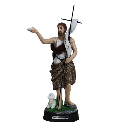 Imagem de São João Batista de Resina Nacional - 19 cm