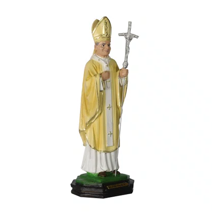 Imagem de São João Paulo II de Resina Nacional - 22 cm
