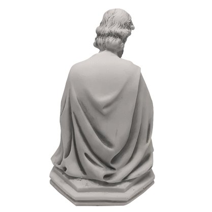 Imagem de São José Com Menino Jesus Colo em Mármore - 22 cm