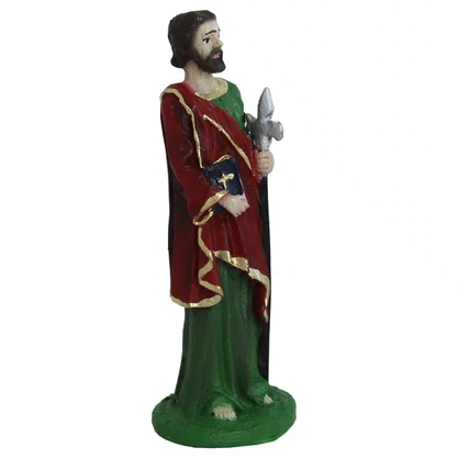 Imagem de São Judas de Resina Nacional - 12 cm