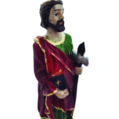 Imagem de São Judas de Resina Nacional - 12 cm