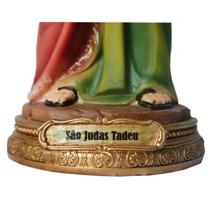 Imagem de São Judas Tadeu com Machado de Resina Importada 40 cm