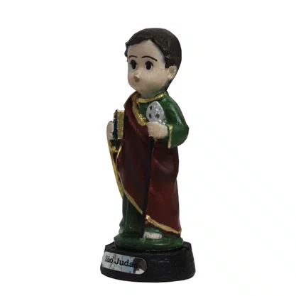 Imagem de São Judas Tadeu Infantil de Resina Nacional - 8 cm