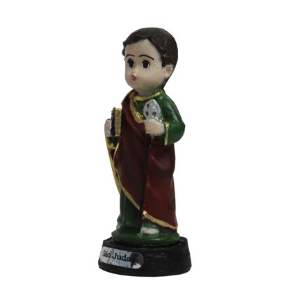 Imagem de São Judas Tadeu Infantil de Resina Nacional - 8 cm