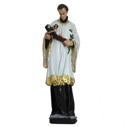 Imagem de São Luís Gonzaga de Resina Nacional- 30 Cm