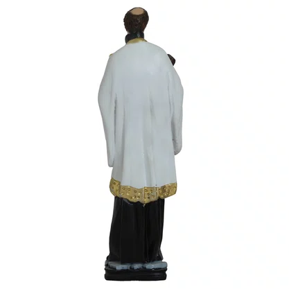 Imagem de São Luís Gonzaga de Resina Nacional- 30 Cm