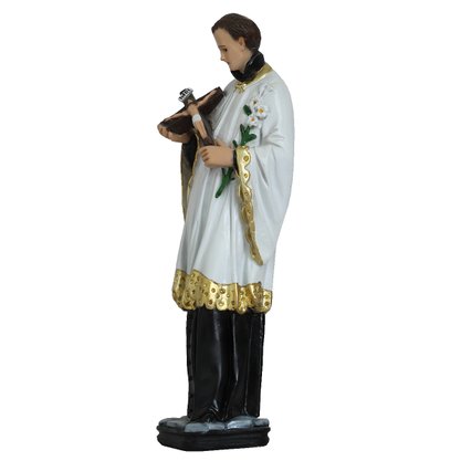 Imagem de São Luís Gonzaga de Resina Nacional- 30 Cm