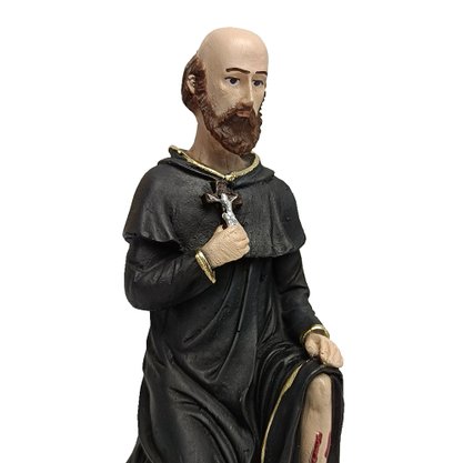 Imagem de São Peregrino de Resina Nacional - 16 cm