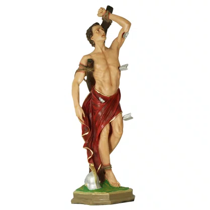 Imagem de São Sebastião de Resina Nacional - 78 cm
