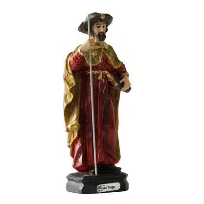 Imagem de São Tiago de Resina Nacional - 12 cm