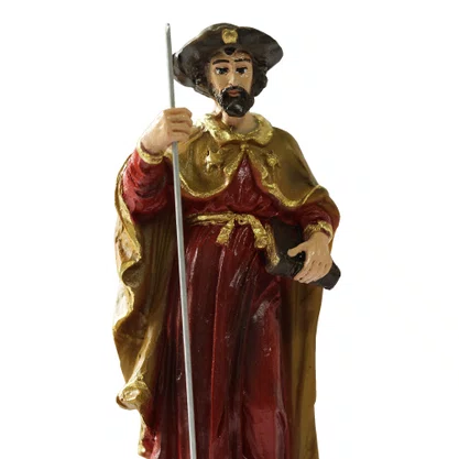 Imagem de São Tiago de Resina Nacional - 12 cm
