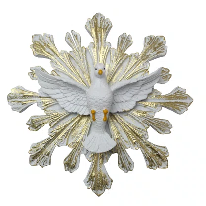 Imagem do Divino Espirito Santo Resina Nacional - 18 cm x 18 cm
