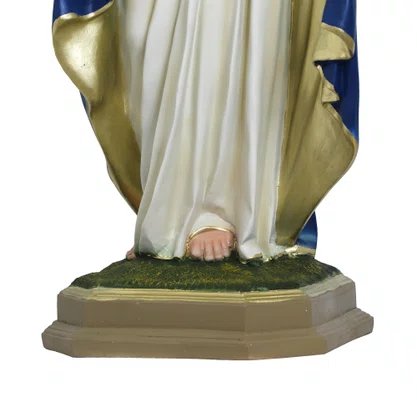 Imagem do Imaculado Coração de Maria de Resina Nacional - 1,05 mt