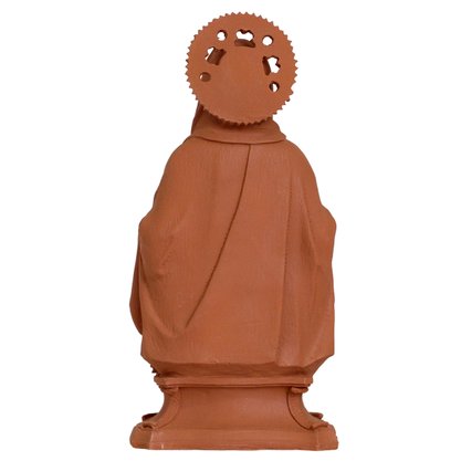 Imagem do Imaculado Coração de Maria em Terracota Resinada - 30 cm