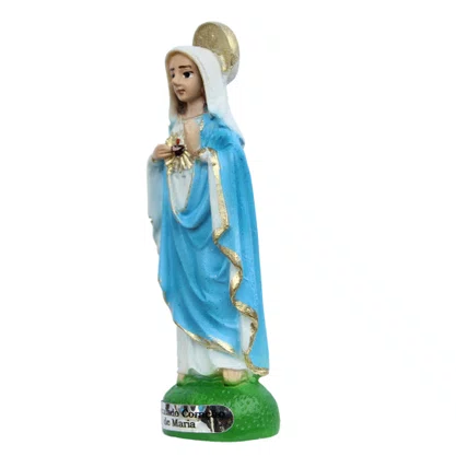 Imagem do Imaculado Coração de Maria Resina Nacional - 7 cm 