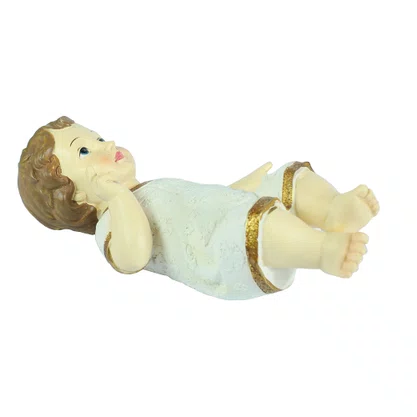 Imagem do Menino Jesus de Resina Importada - 18,5 cm