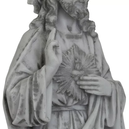 Imagem do Sagrado Coração de Jesus de Mármore - 57 cm