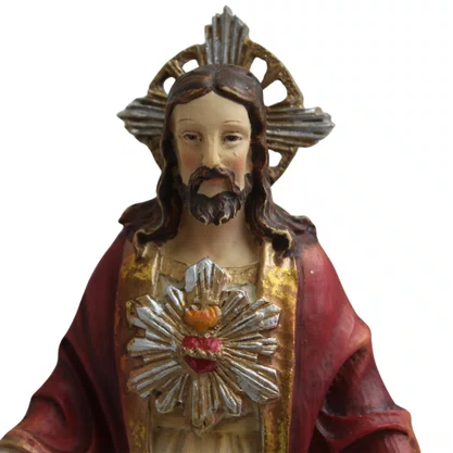 Imagem do Sagrado Coração de Jesus de Resina Importada - 19 cm