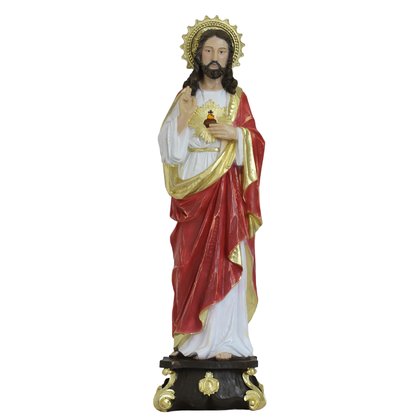 Imagem do Sagrado Coração de Jesus de Resina Linha Premium - 57 cm