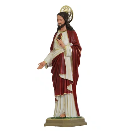Imagem do Sagrado Coração de Jesus de Resina Nacional - 110 cm