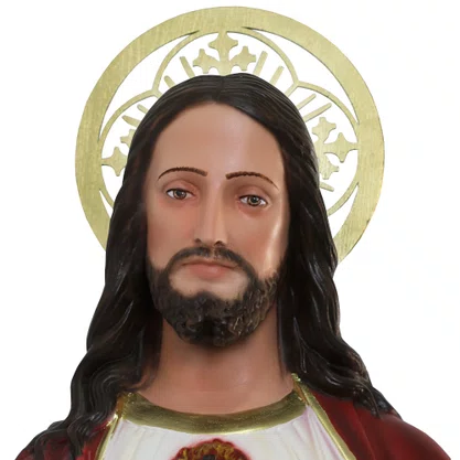 Imagem do Sagrado Coração de Jesus de Resina Nacional - 110 cm