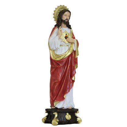 Imagem do Sagrado Coração de Jesus de Resina Linha Premium - 57 cm