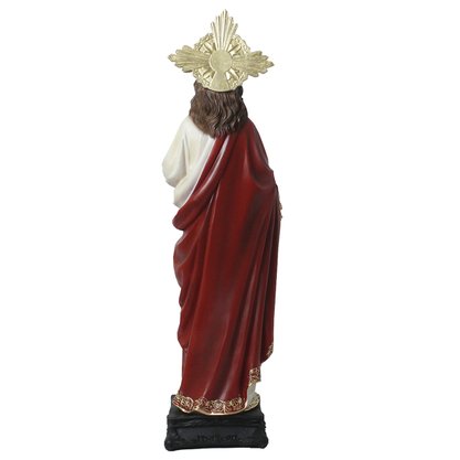 Imagem do Sagrado Coração de Jesus Resina Nacional - 65 cm