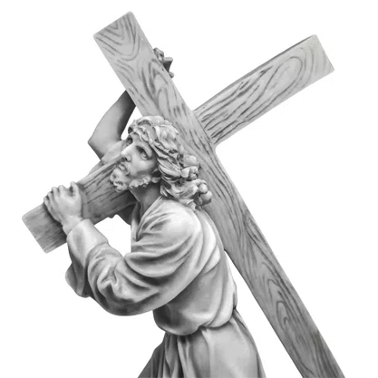 Imagem do Senhor dos Passos de Mármore - 30 cm
