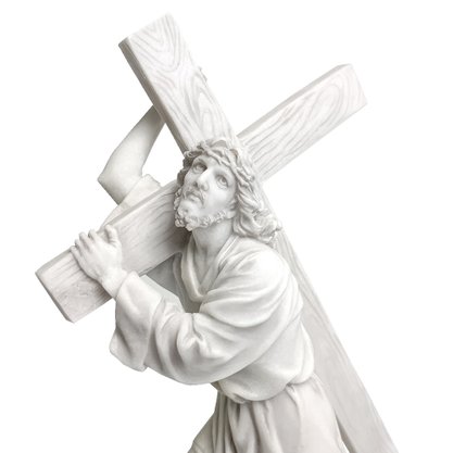 Imagem do Senhor dos Passos de Mármore - 30 cm