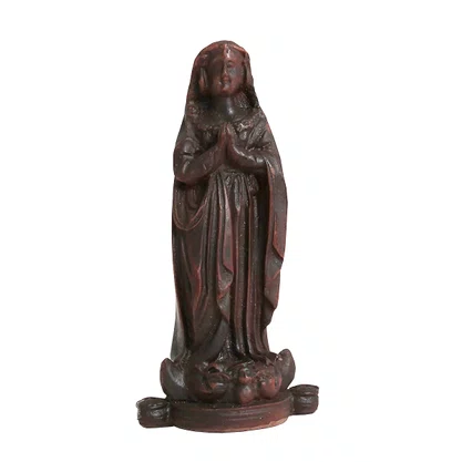 Imagem Fac-símile de Nossa Senhora Aparecida de Resina Nacional - 10 cm