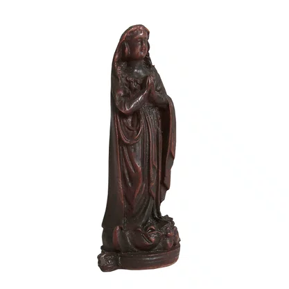 Imagem Fac-símile de Nossa Senhora Aparecida de Resina Nacional - 10 cm