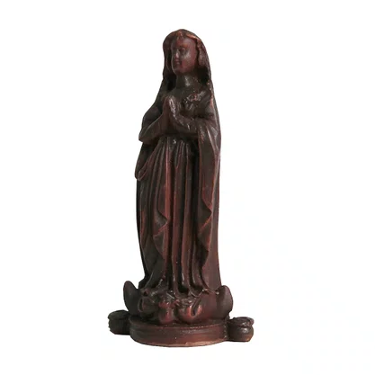 Imagem Fac-símile de Nossa Senhora Aparecida de Resina Nacional - 10 cm