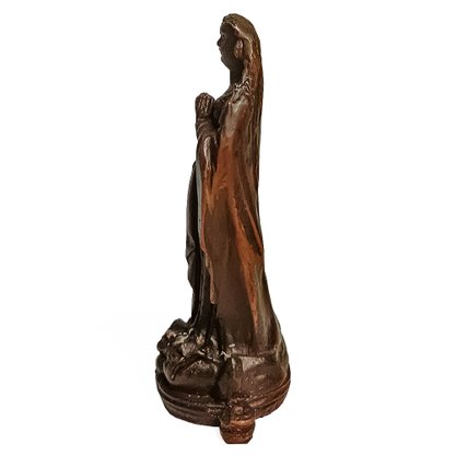 Imagem Fac-símile de Nossa Senhora Aparecida de Resina Nacional - 13,5 cm