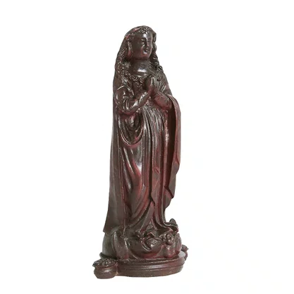 Imagem Fac-símile de Nossa Senhora Aparecida de Resina Nacional - 19 cm