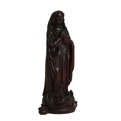 Imagem Fac-símile de Nossa Senhora Aparecida de Resina Nacional - 19 cm