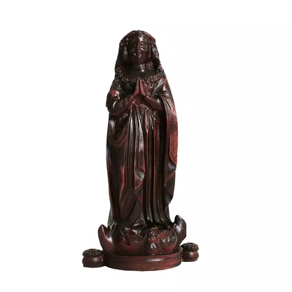 Imagem Fac-símile de Nossa Senhora Aparecida de Resina Nacional - 25 cm