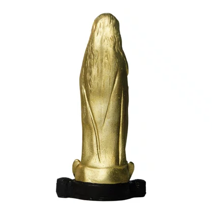 Imagem Fac-símile de Nossa Senhora Aparecida de Resina Nacional Dourada - 20cm