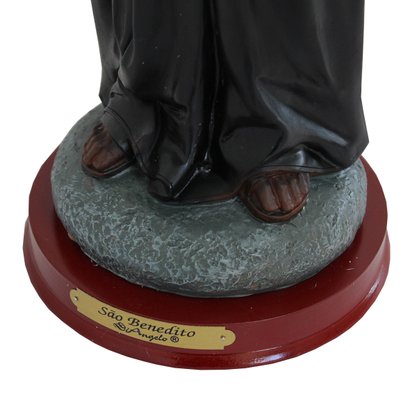 Imagem São Benedito de Resina Importada - 40 cm