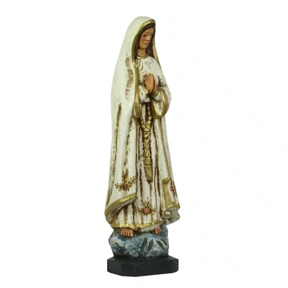 Imagem de Madeira Nossa Senhora de Fátima - 48 cm