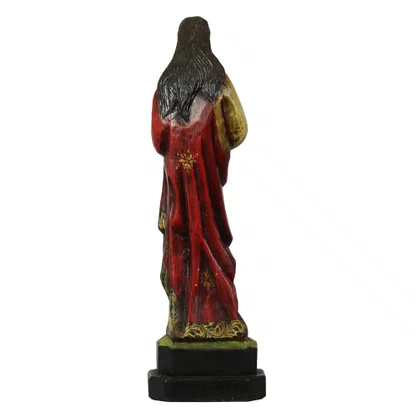 Imagem do Sagrado Coração de Jesus em Madeira - 57 cm
