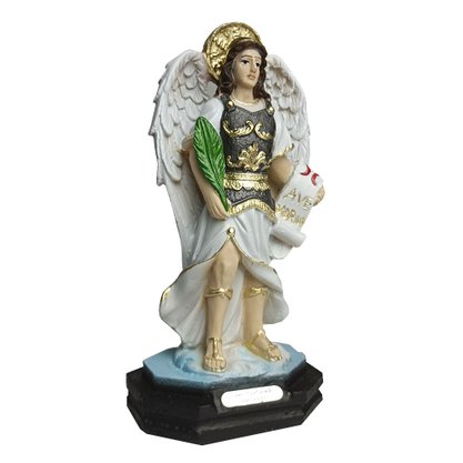 Imagem de Arcanjo São Gabriel de Resina Nacional - 15 cm