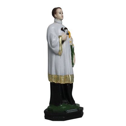 Imagem de São Luís Gonzaga de Resina Nacional - 20 cm