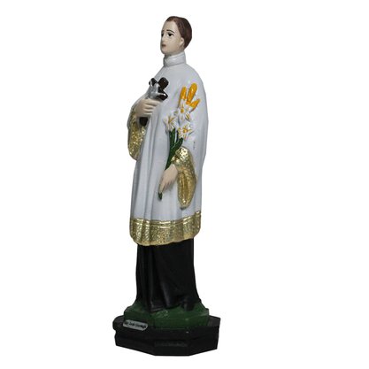 Imagem de São Luís Gonzaga de Resina Nacional - 20 cm