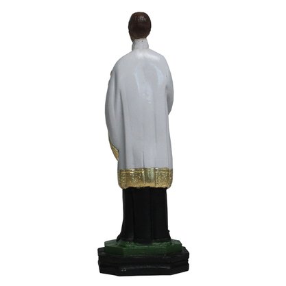 Imagem de São Luís Gonzaga de Resina Nacional - 20 cm