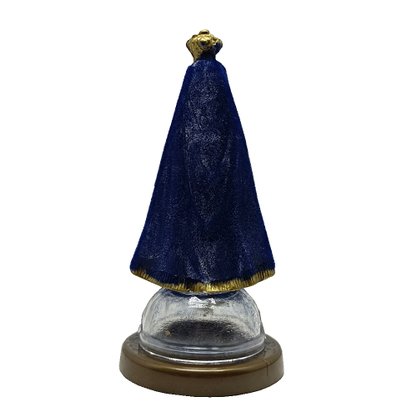 Imagem de Nossa Senhora Aparecida em Acrílico e Manto - 12 cm