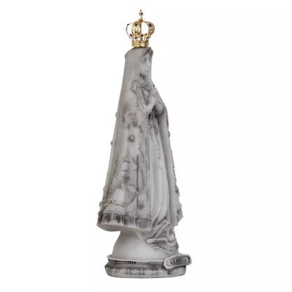 Imagem Nossa Senhora Aparecida Com Coroa de Metal - 32 cm